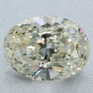 0.51 Carat Oval EGL Natural Diamond N-SI2 Good symmetry, Very Good polish.