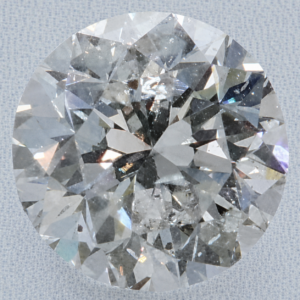 Natural 2.08 Carat H I1 Round EGL Diamond