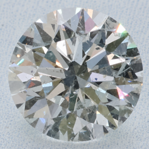 Natural 0.5 Carat F I1 Round PGS Diamond