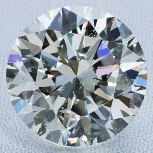 0.50 Carat H SI2 EGL 400154230D Good symmetry, Very Good polish.