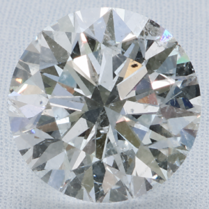 Natural 0.46 Carat F I1 Round PGS Diamond