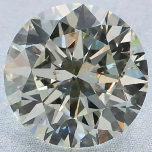 Natural 2.06 Carat N SI2 Round GIA Diamond