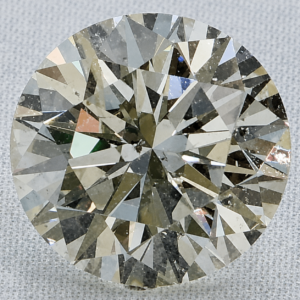 Natural 1 Carat N I2 Round GIA Diamond