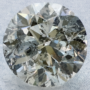 Natural 1 Carat M I2 Round GIA Diamond