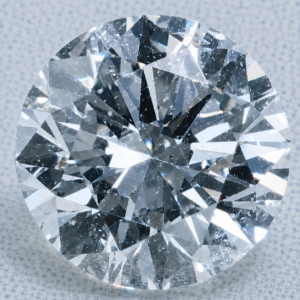 Lab Grown 0.55 Carat D SI1 Round IGI Diamond