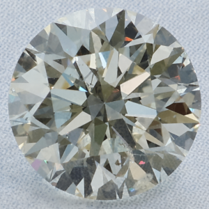 Natural 1.01 Carat N I2 Round GIA Diamond