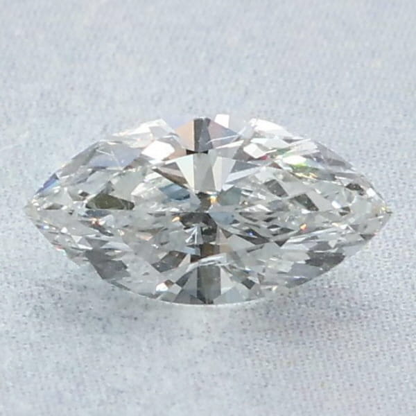 0.47 carat marquise natural diamond, I color SI1 clarity, ideal for an engagement ring from The Jewelry Exchange.
