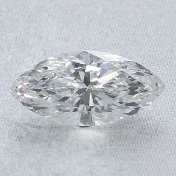 Marquise cut 0.45 carat natural diamond, E color VS2 clarity for engagement ring setting