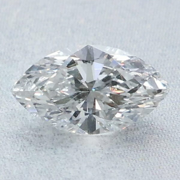 Marquise cut 0.48 carat natural diamond, D color SI1 clarity GIA certified for engagement ring setting