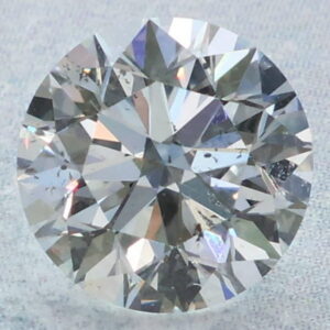 Natural 0.53 Carat F SI2 Round EGL Diamond