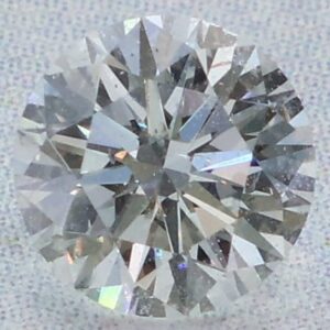 0.5 Carat Round EGL Natural Diamond F-SI3 Good symmetry, Good polish.