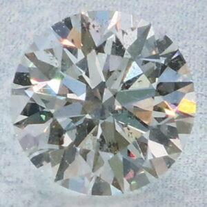 Natural 0.5 Carat F I1 Round GIA Diamond