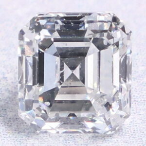 Natural 0.58 Carat H SI2 Asscher EGL Diamond