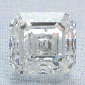 Natural 0.77 Carat I SI2 Asscher EGL Diamond