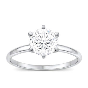 Lab Diamond Solitaire Ring (2cttw)