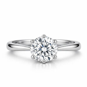 Lab Diamond Solitaire Ring (1cttw)