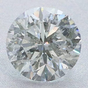 Natural 1.47 Carat F I1 Round EGL Diamond