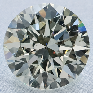 Natural 1 Carat N SI2 Round PGS Diamond