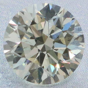 Natural 1.54 Carat O SI1 Round GIA Diamond