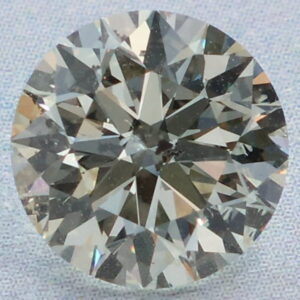 Natural 1.72 Carat N I1 Round GIA Diamond