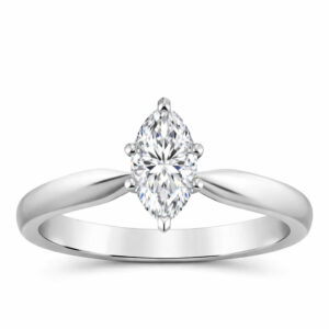 Oval Diamond Solitaire Ring (GIA Certified 1cttw)