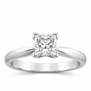 Princess Diamond Solitaire Ring (GIA Certified 1cttw)
