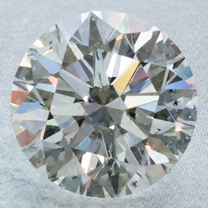 Natural 3.1 Carat J SI2 Round GIA Diamond