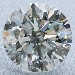 Natural 3.03 Carat K SI2 Round IGI Diamond