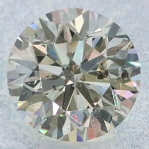 Natural 1.5 Carat N I1 Round GIA Diamond