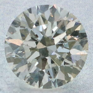 Natural 1.51 Carat J I1 Round GIA Diamond