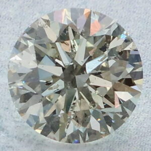Natural 1.53 Carat M I1 Round GIA Diamond