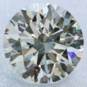 Natural 3.01 Carat L SI1 Round GIA Diamond