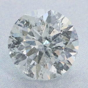 Natural 1 Carat F I1 Round EGL Diamond
