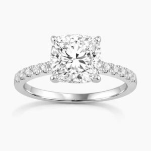 Cushion Diamond Engagement Ring (GIA Certified 2 1/6cttw)
