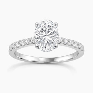 Oval Diamond Engagement Ring (GIA Certified 2 1/6cttw)