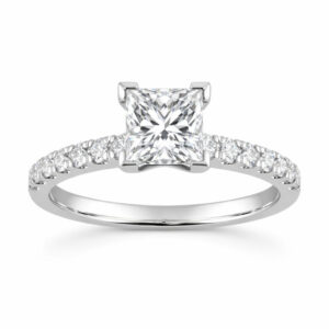 Princess Diamond Engagement Ring (GIA Certified 1 1/6cttw)