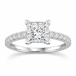 Princess Diamond Engagement Ring (GIA Certified 2 1/6cttw)