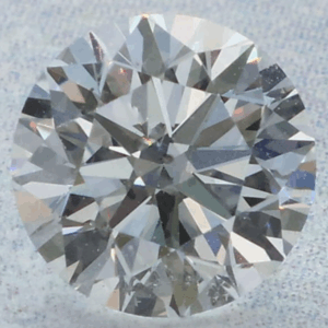 Natural 0.6 Carat F SI2 Round EGL Diamond