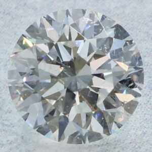 Natural 0.61 Carat H SI1 Round EGL Diamond