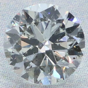 Natural 0.55 Carat H SI2 Round EGL Diamond