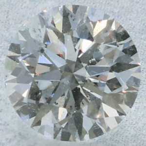Natural 0.7 Carat G I1 Round EGL Diamond