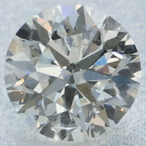 Natural 0.9 Carat K SI2 Round EGL Diamond
