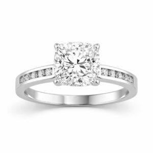 Cushion Diamond Engagement Ring (GIA Certified 1 1/5cttw)