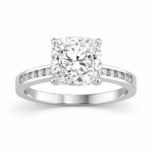 Cushion Diamond Engagement Ring (GIA Certified 2 1/5cttw)