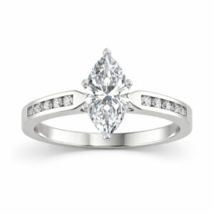 Marquise Lab Diamond Engagement Ring (Certified 2 1/5cttw)