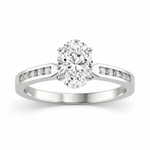 Oval Diamond Engagement Ring (GIA Certified 1 1/5cttw)