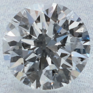 Natural 0.56 Carat F SI2 Round EGL Diamond