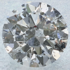 Natural 0.96 Carat E I1 Round PGS Diamond