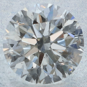 Natural 0.5 Carat F SI1 Round EGL Diamond