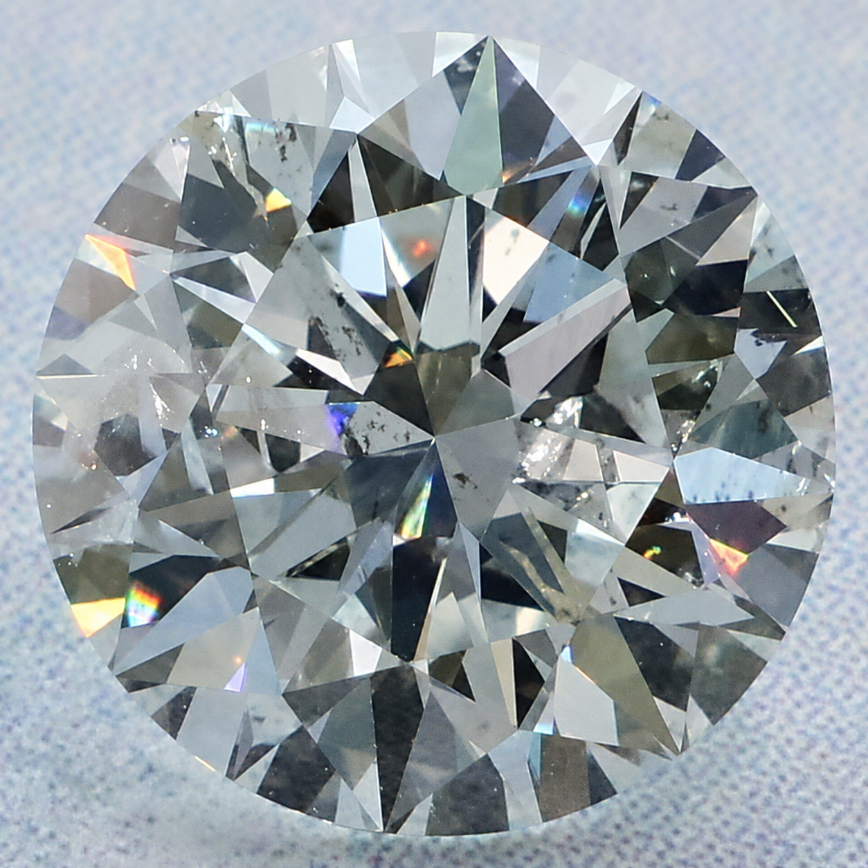 Natural 2 Carat I I1 Round PGS Diamond